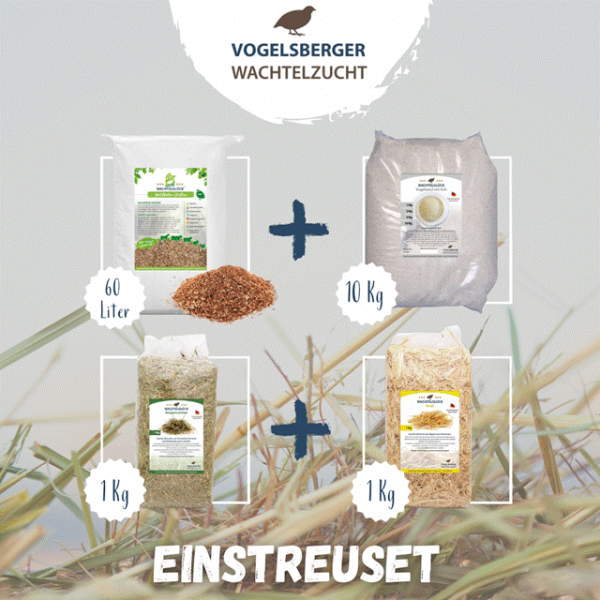 WachtelGlück® Set Einstreu