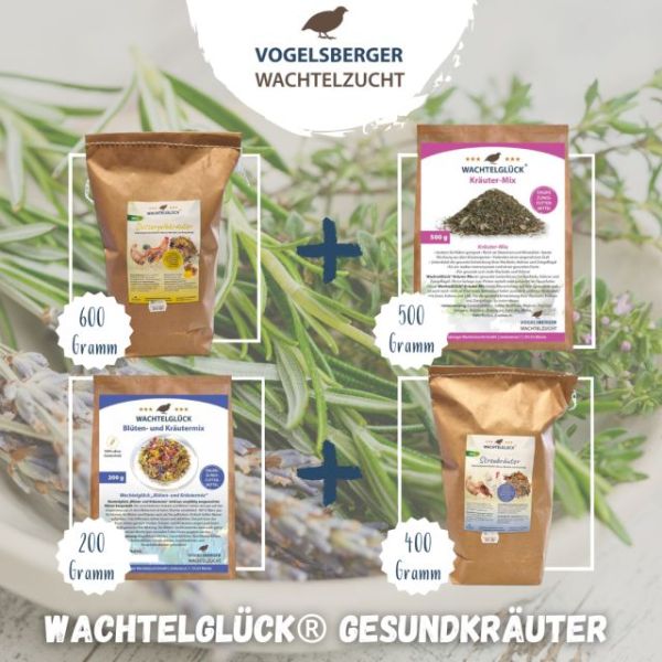 WachtelGlück® Set "Gesundkräuter"